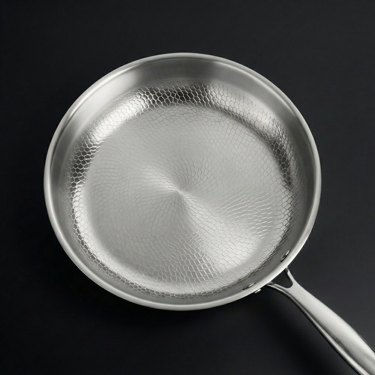 Hand-Hammered Titanium Pan