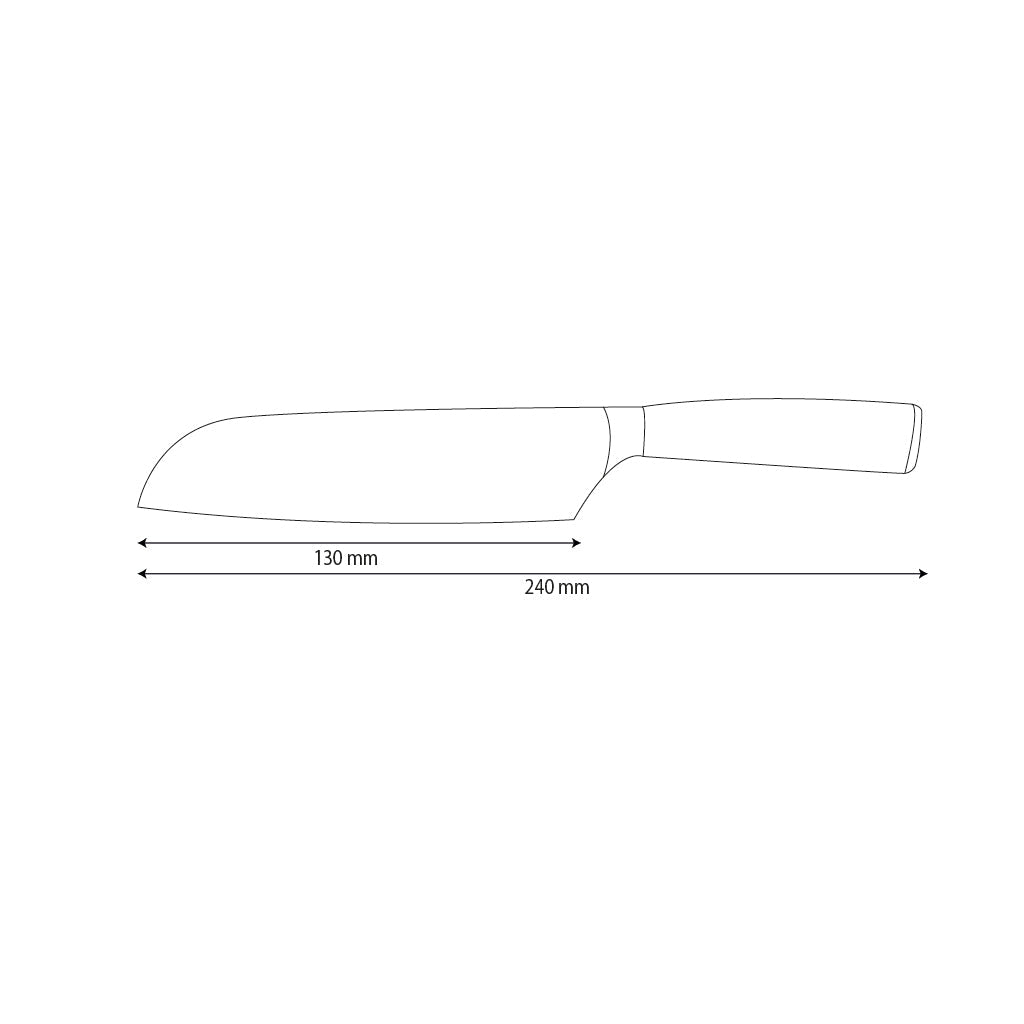 Gehämmertes japanisches Universalmesser – 13 cm Präzisionsklinge