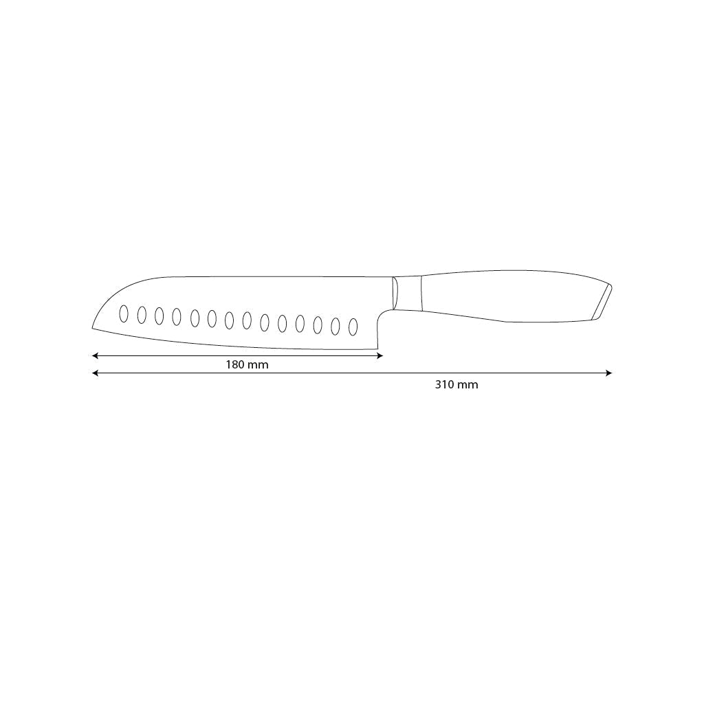 Santokumesser im japanischen Stil – 18 cm vielseitige Klinge