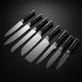 Premium Japanisches Damascus Messer-Set – 8-teilige Präzisionskollektion