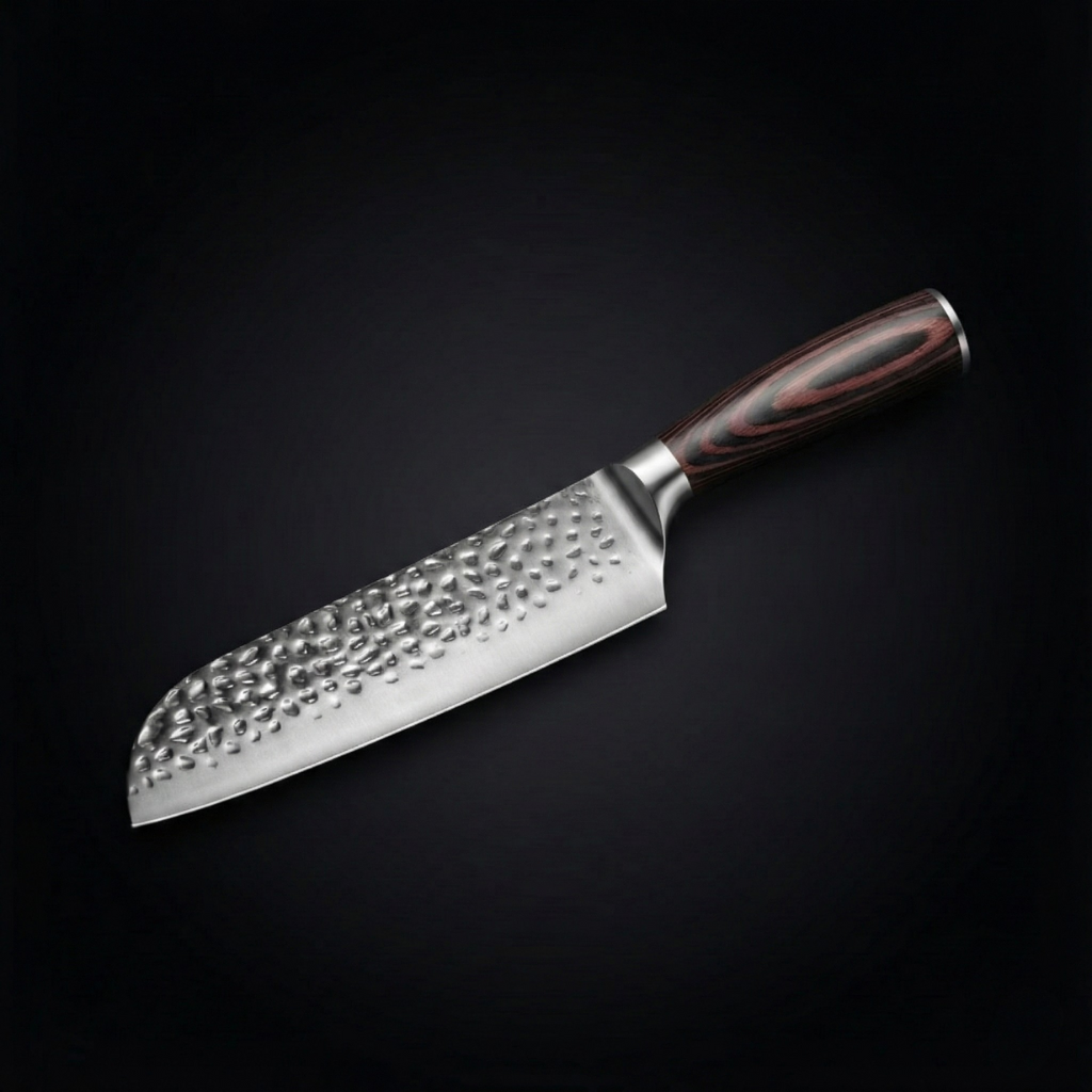 Gehämmertes japanisches Universalmesser – 13 cm Präzisionsklinge
