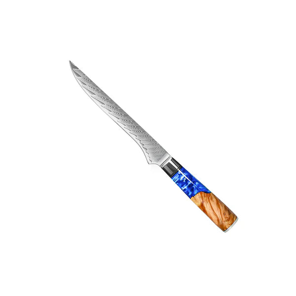Limitierte Auflage Japanisches Damascus Messer-Set – 6-teilige Saphir-Serie