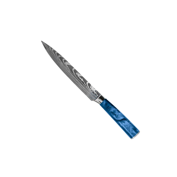 Japanisches Damascus Messer-Set – 8-teiliges Set mit ausgewogenem Profil