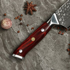 Japanisches Damascus Kazoku Gyuto-Kochmesser – Präzisionsklinge mit 21,2 cm