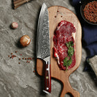Japanisches Damascus Kazoku Gyuto-Kochmesser – Präzisionsklinge mit 21,2 cm