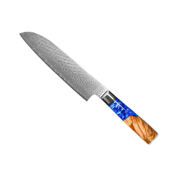 Professionelles Japanisches Damascus Messer-Set – 6-teiliges Kochmesser-Set in Profiqualität