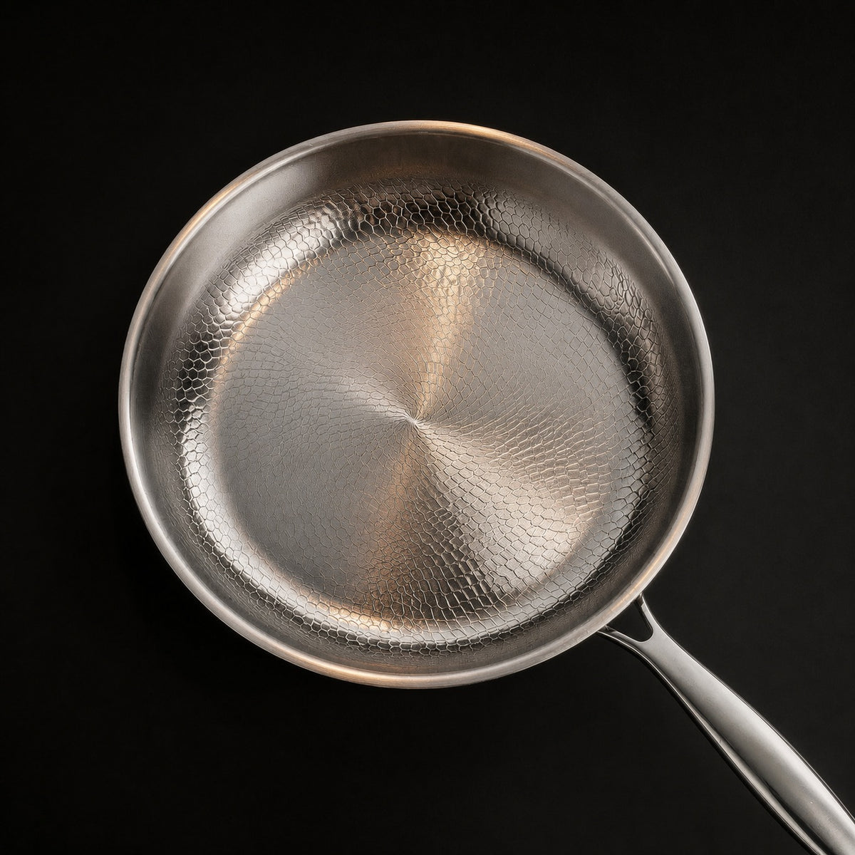 Handgehämmerte Titan-Pfanne – 3-teiliges Set