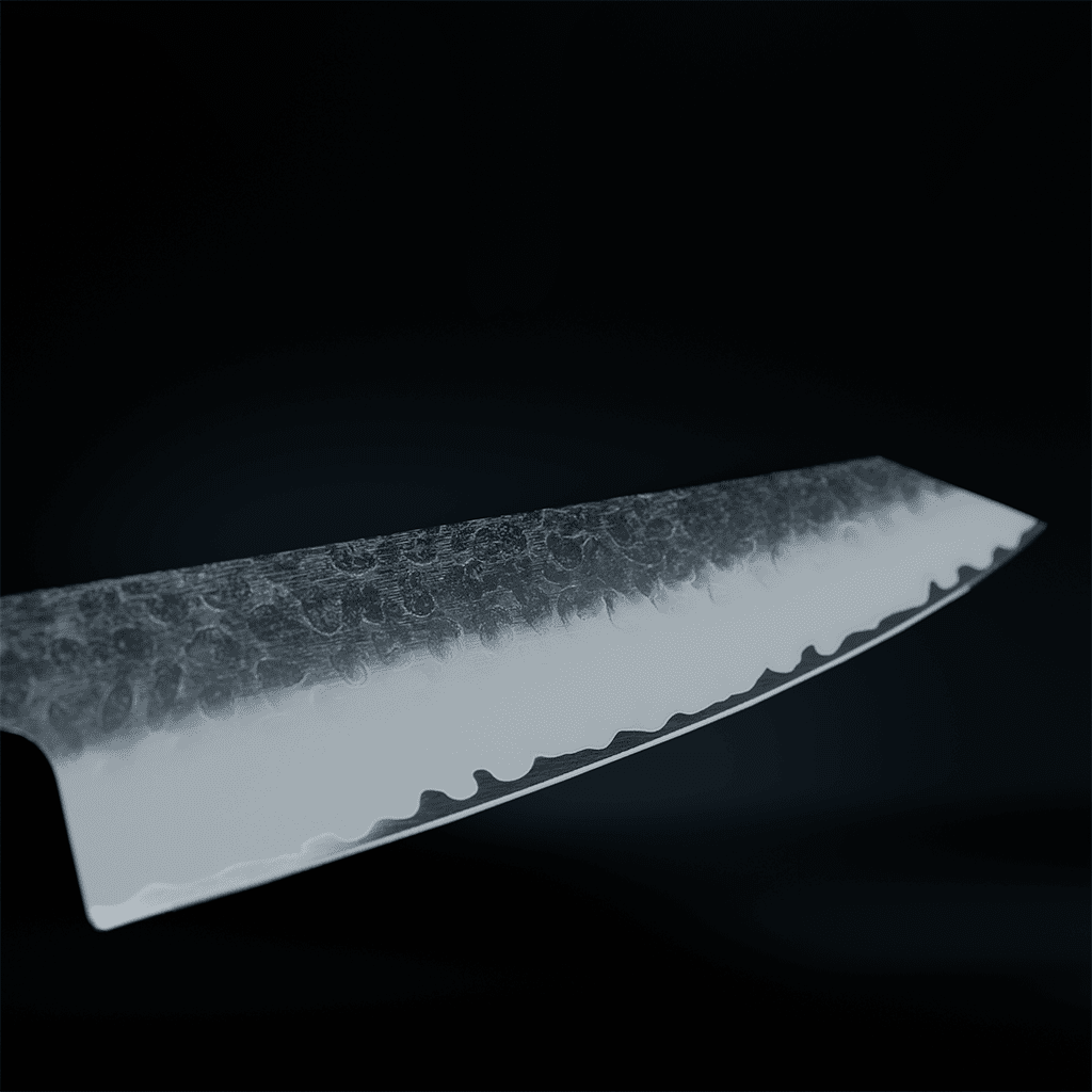 Gehämmertes Kochmesser im japanischen Stil – 20 cm ausgewogenes Design