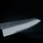 Gehämmertes Kochmesser im japanischen Stil – 20 cm ausgewogenes Design